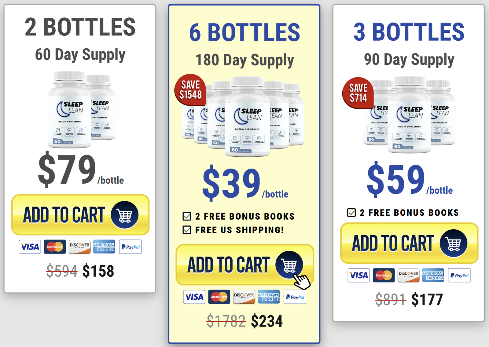 Sleeplean Pricing